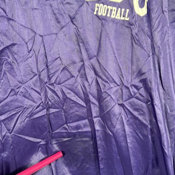 🏈Vintage TCU Horned Frogs Football Pullover SS Nylon Pullover Windbreaker Jacke - Picture 13 of 13